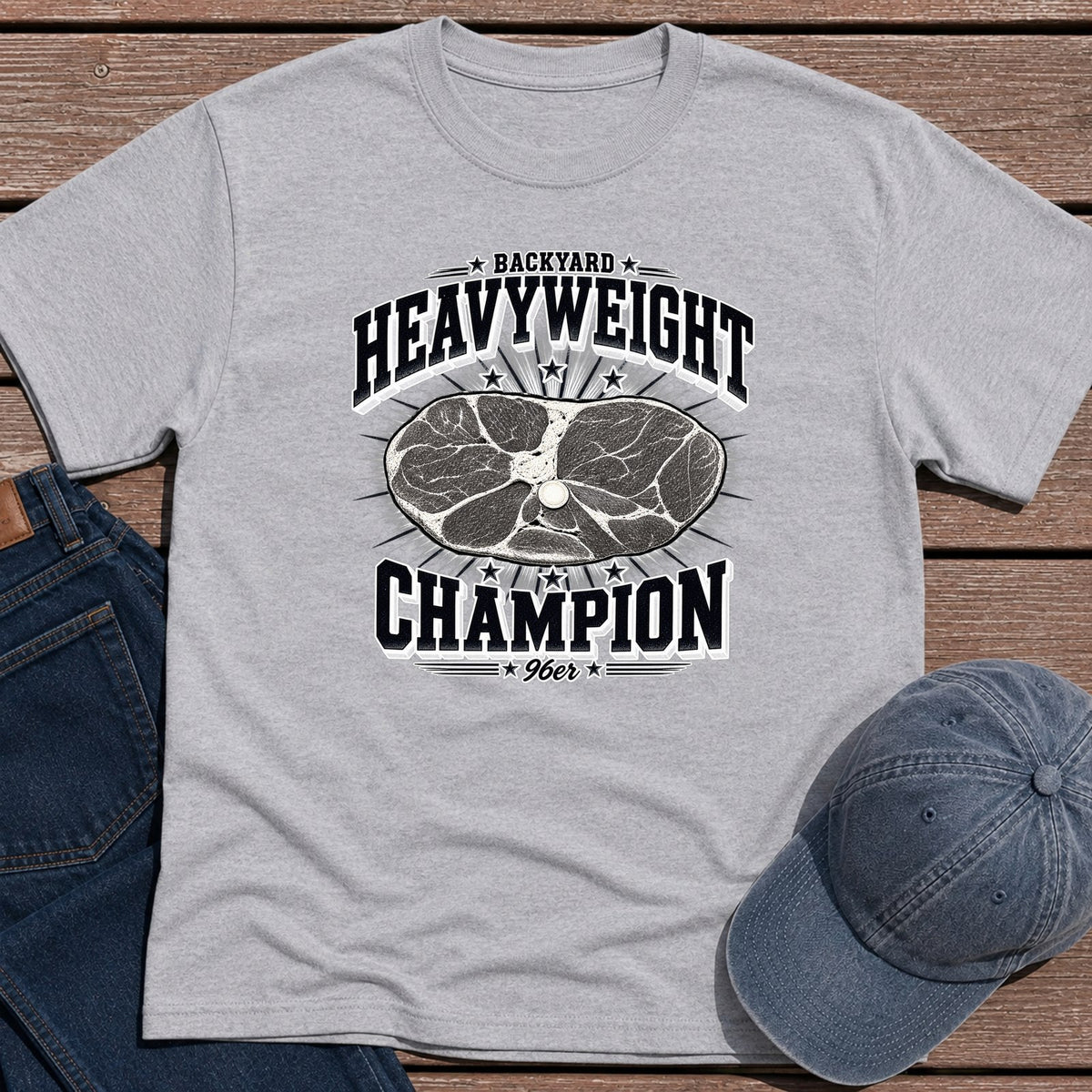 Heavyweight Champ T-Shirt - Sport Grey