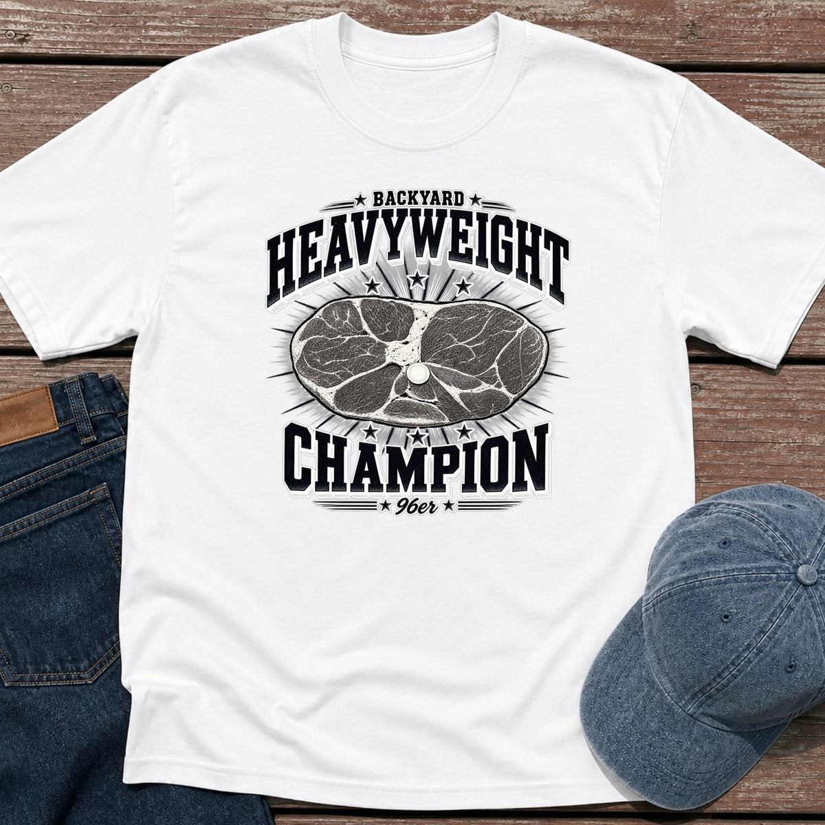 Heavyweight Champ T-Shirt - White