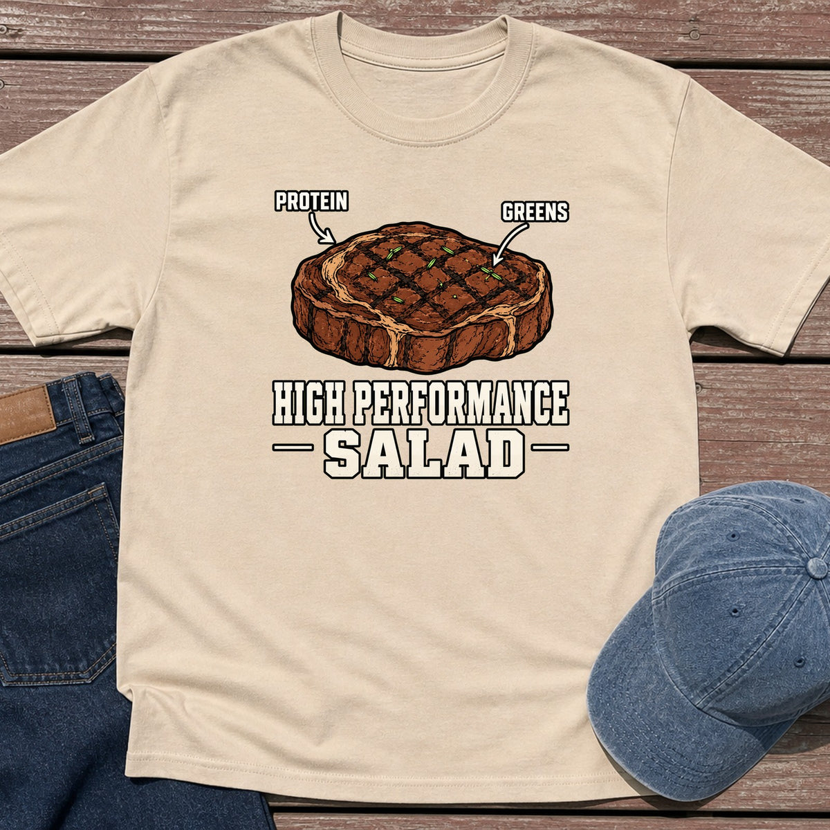 High Performance T-Shirt - Sand