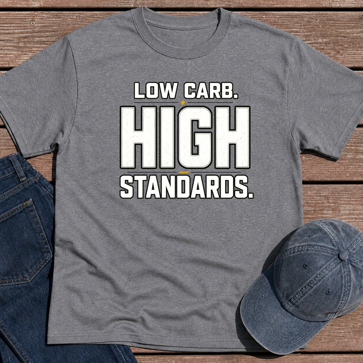 Low Carb Standards T-Shirt - Tweed