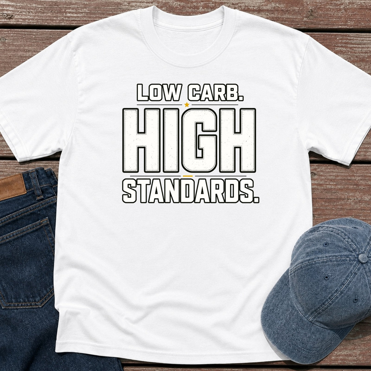 Low Carb Standards T-Shirt - White