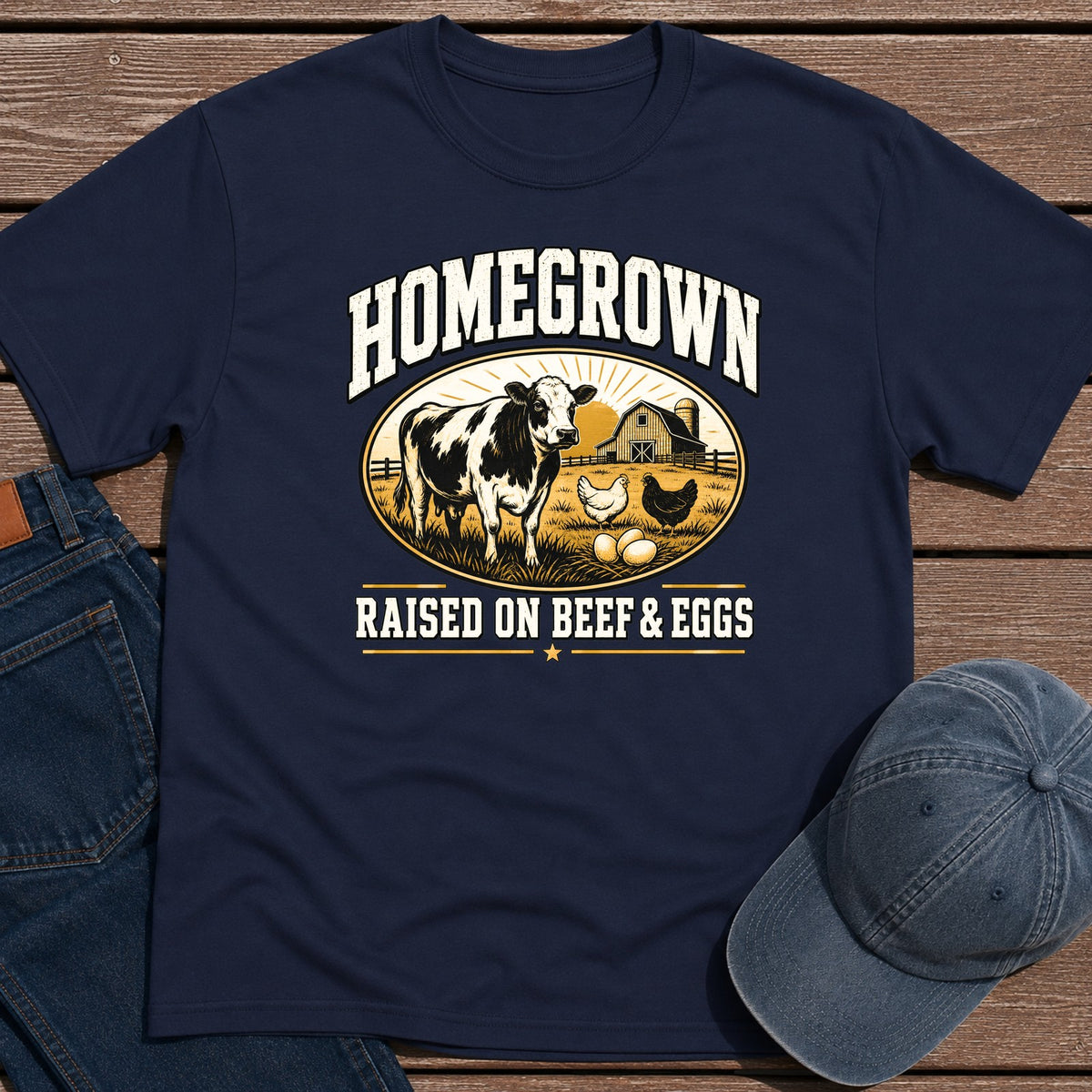 Homegrown T-Shirt - Navy