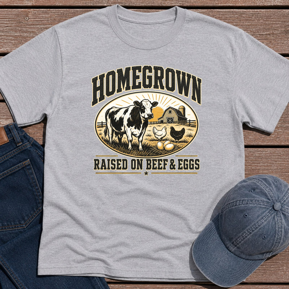 Homegrown T-Shirt - Sport Grey
