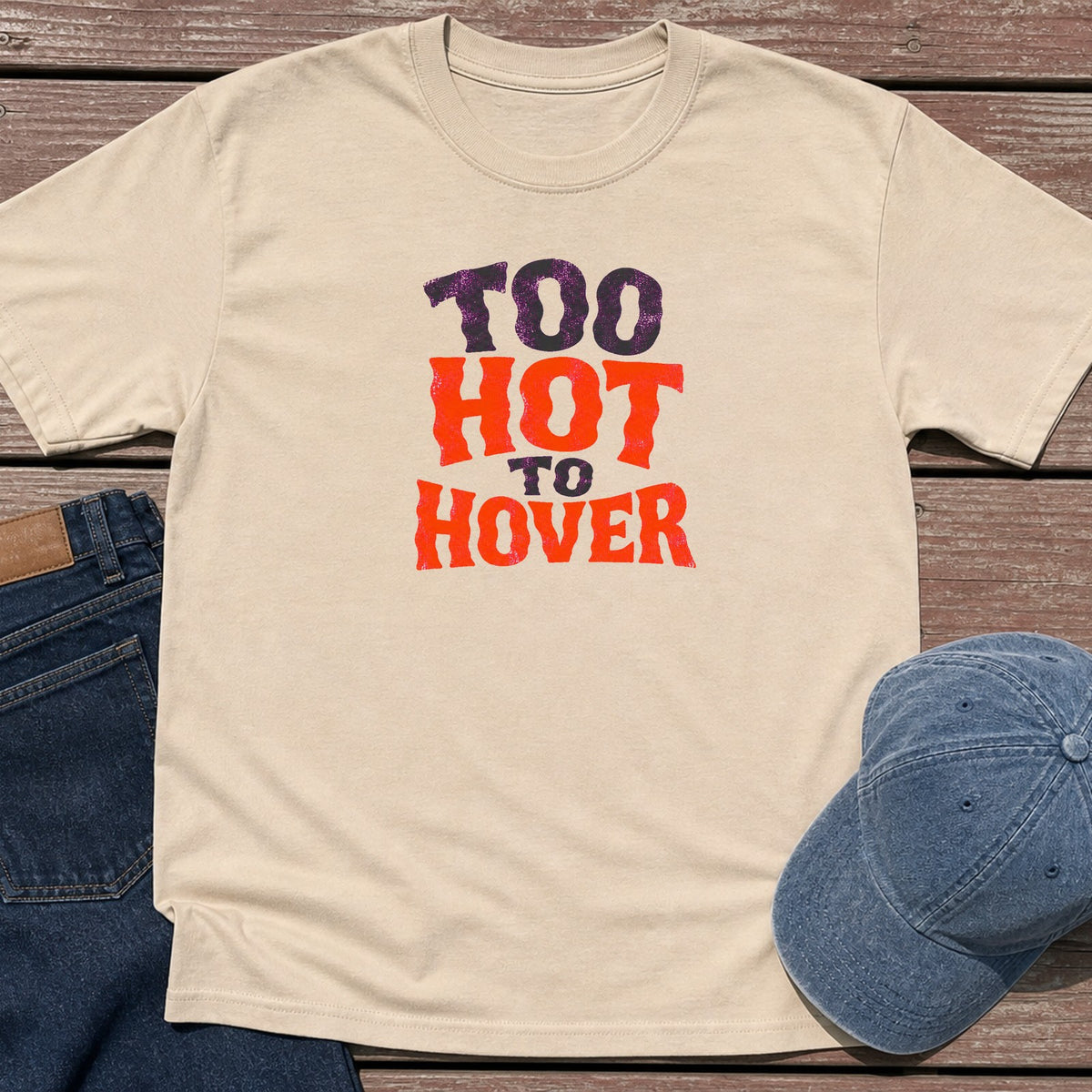 Hot Hover T-Shirt - Sand