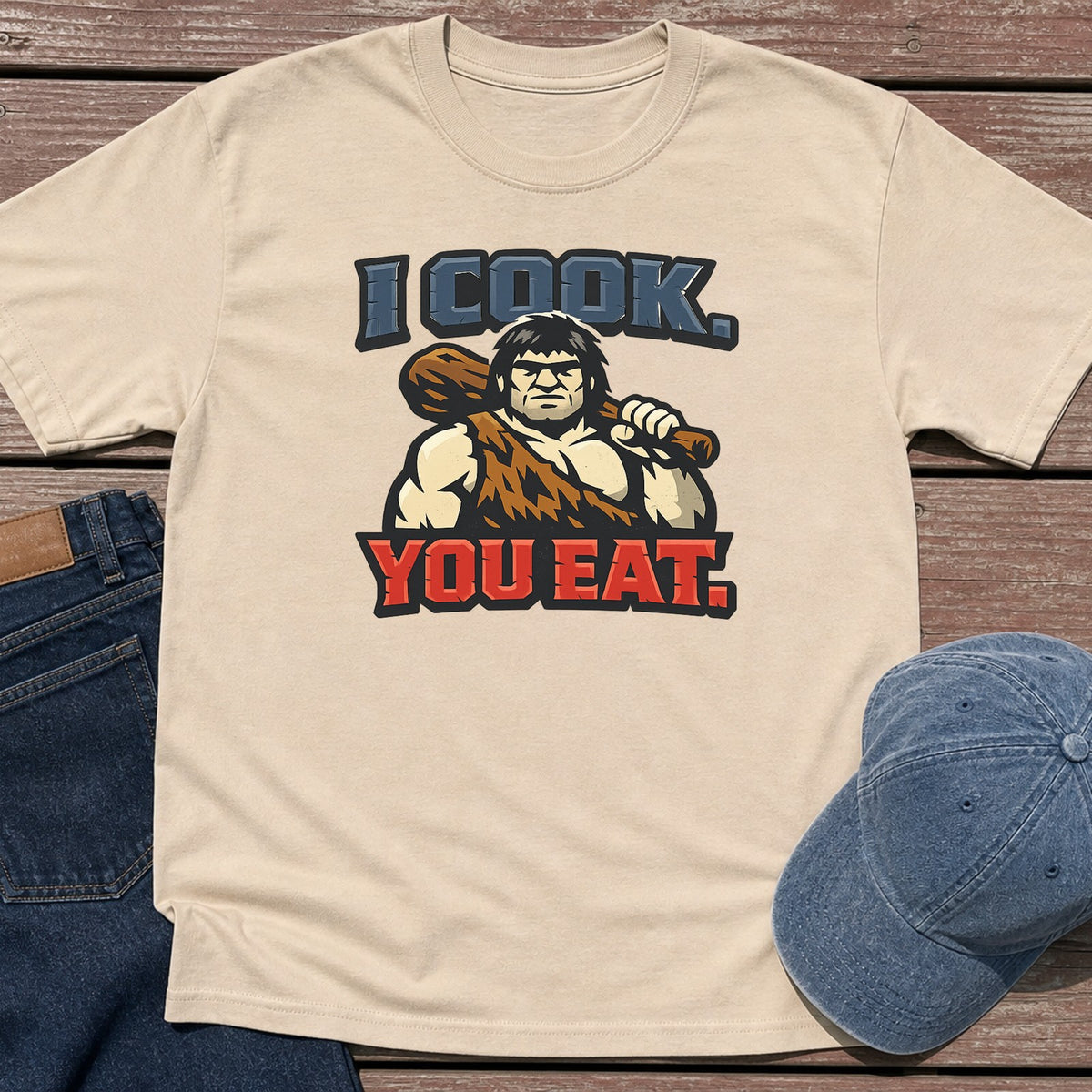 I Cook T-Shirt - Sand