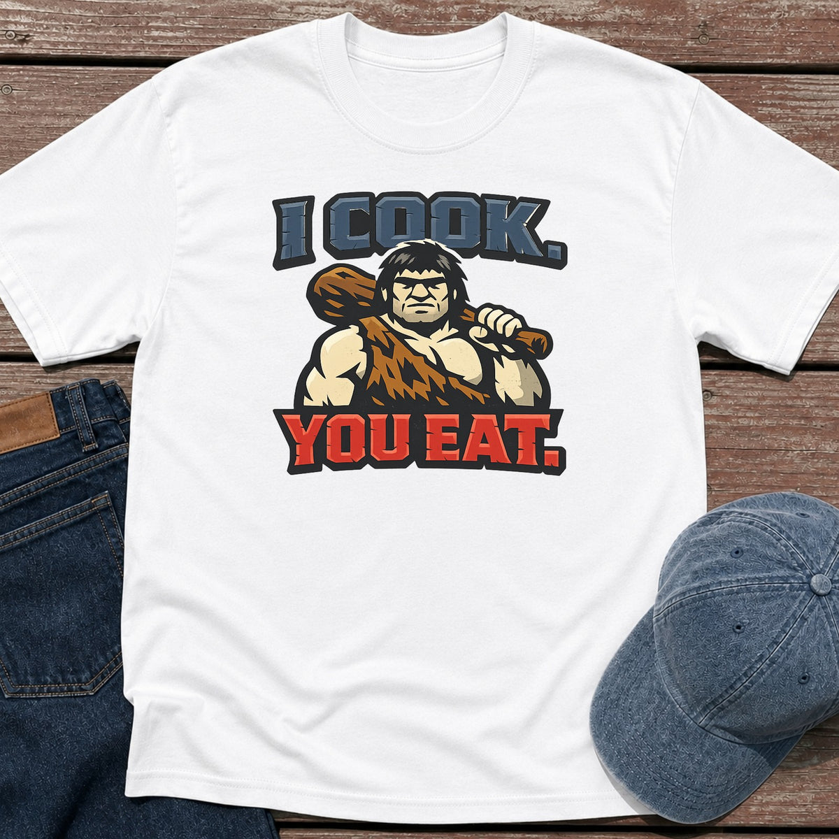 I Cook T-Shirt - White