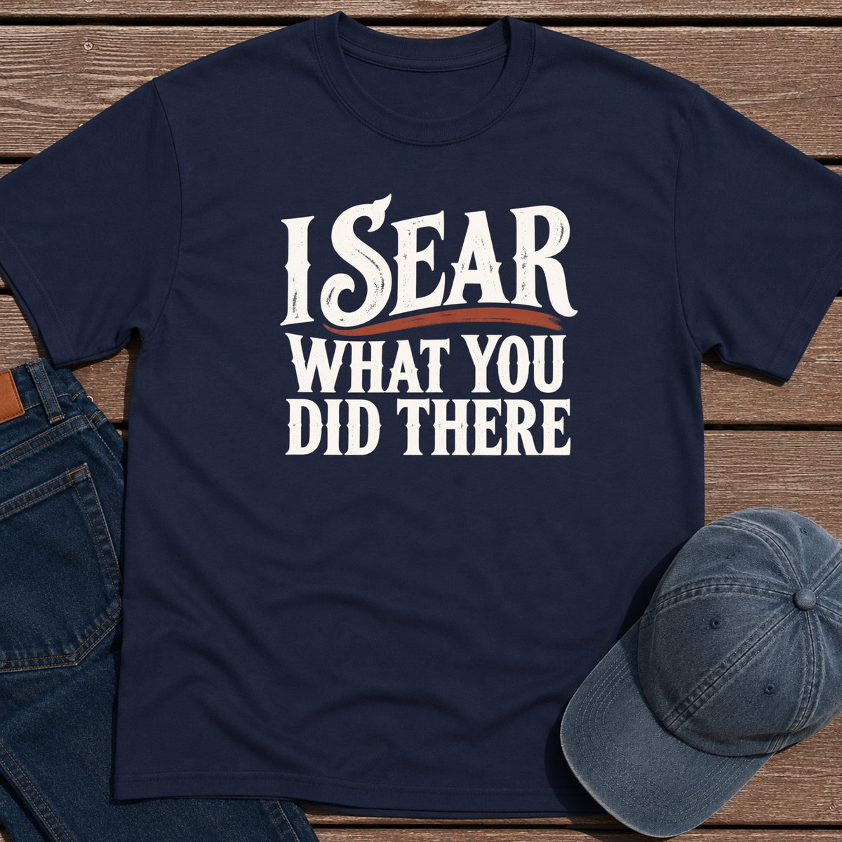 I Sear T-Shirt - Navy
