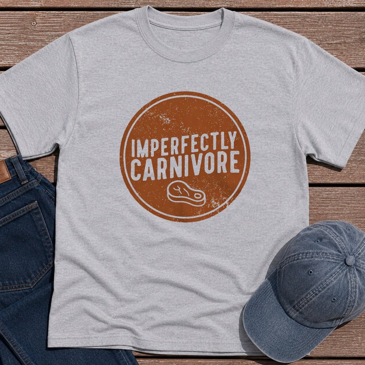 Imperfectly T-Shirt - Sport Grey