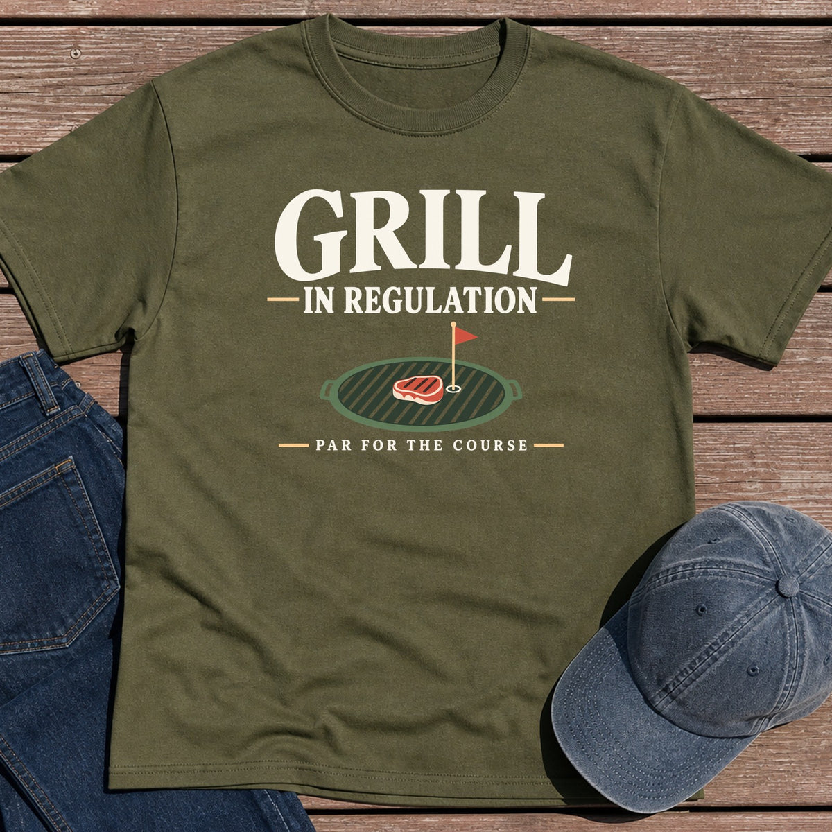 In Regulation T-Shirt - Military Green