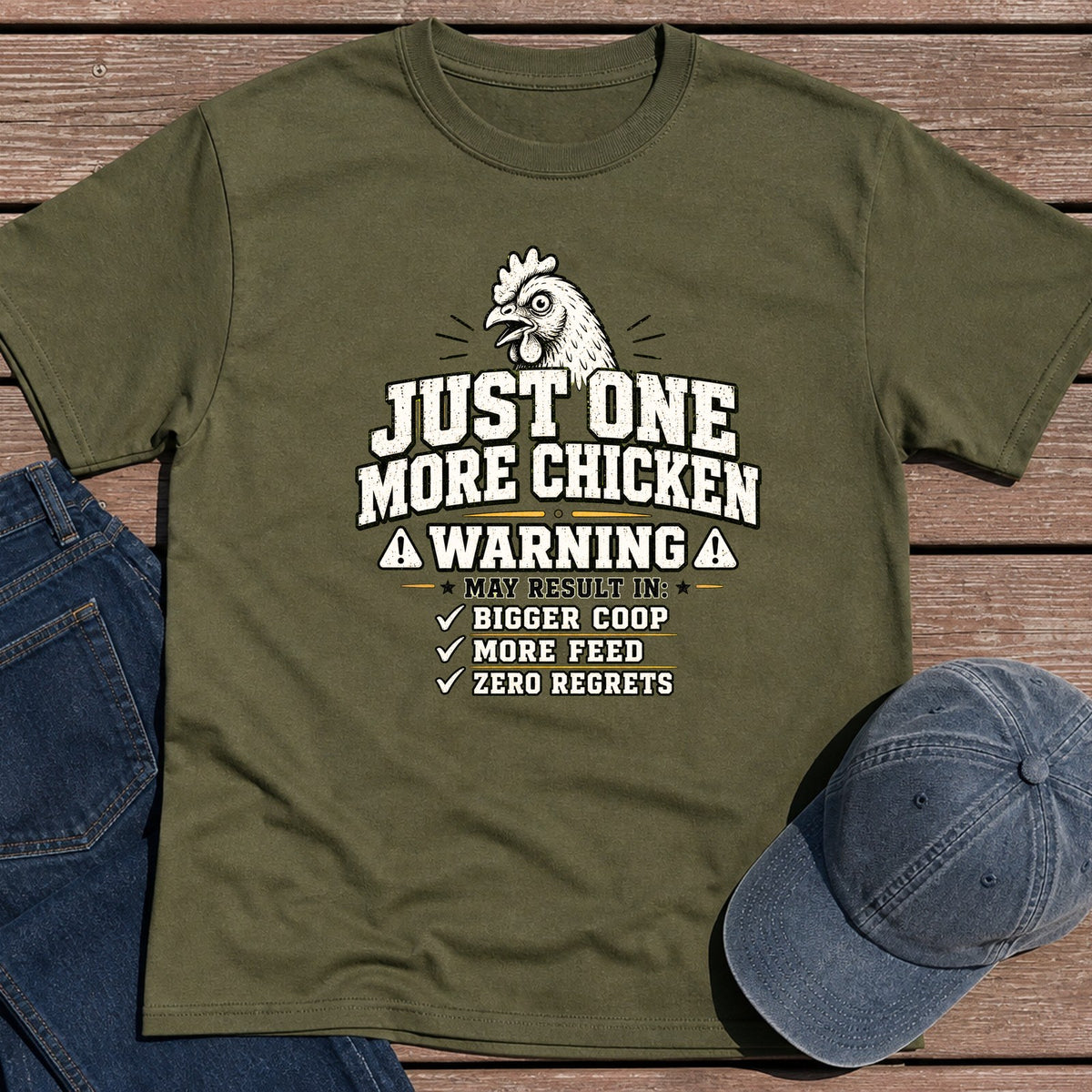 Just One More T-Shirt - Military Green