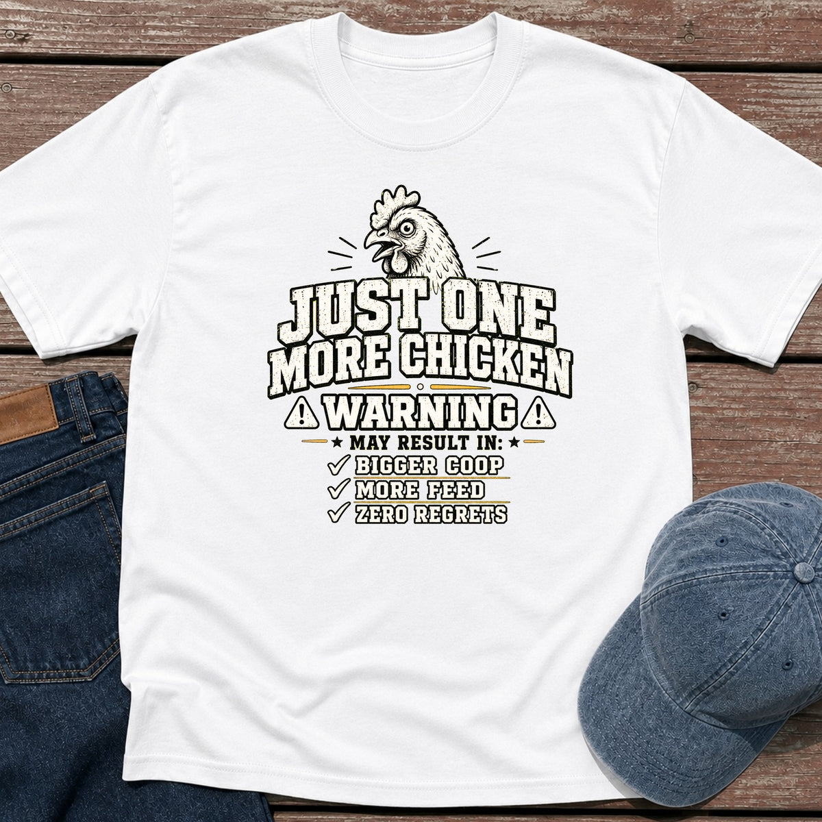 Just One More T-Shirt - White