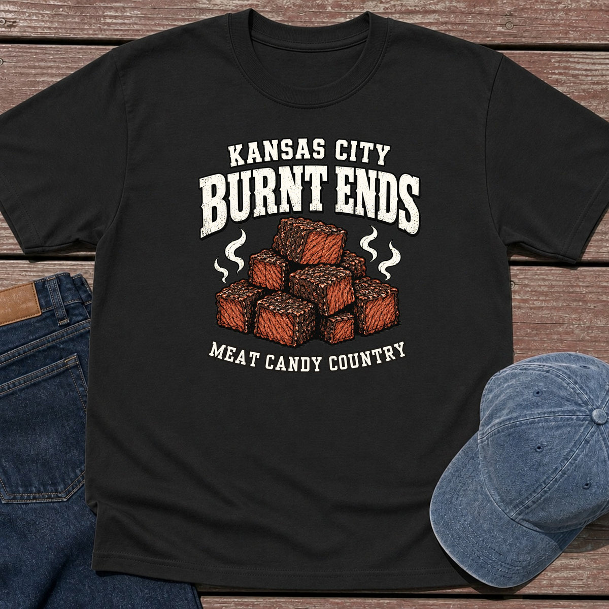 KC Burnt Ends T-Shirt - Black
