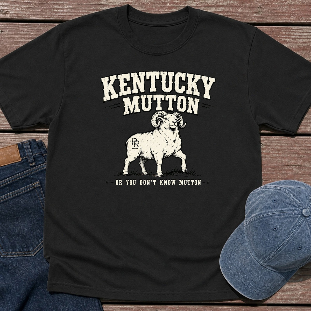 Kentucky Mutton T-Shirt - Black