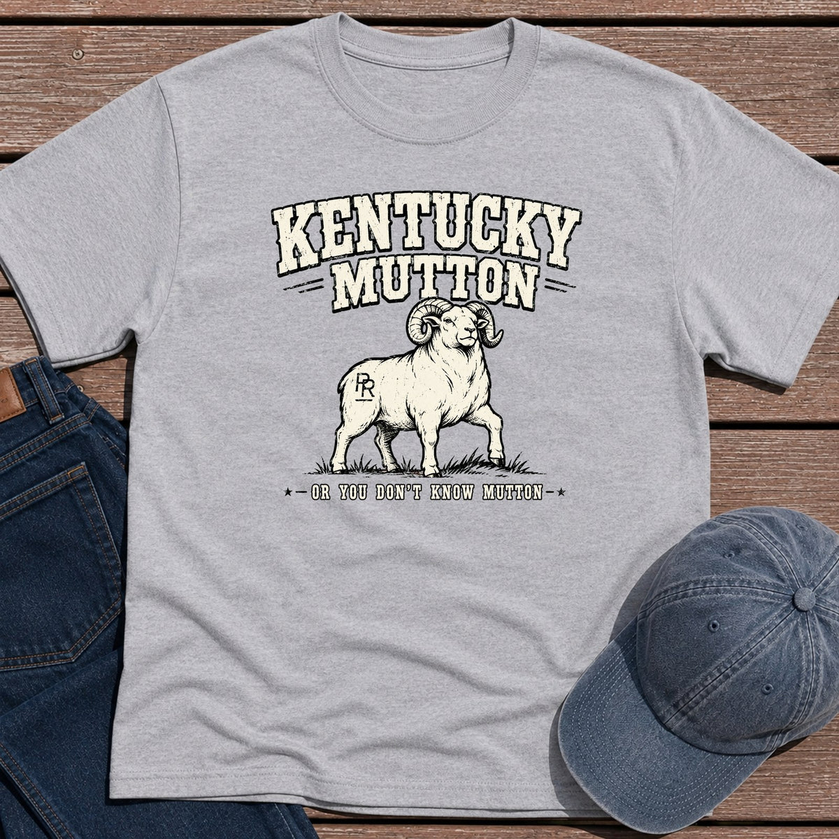 Kentucky Mutton T-Shirt - Sport Grey