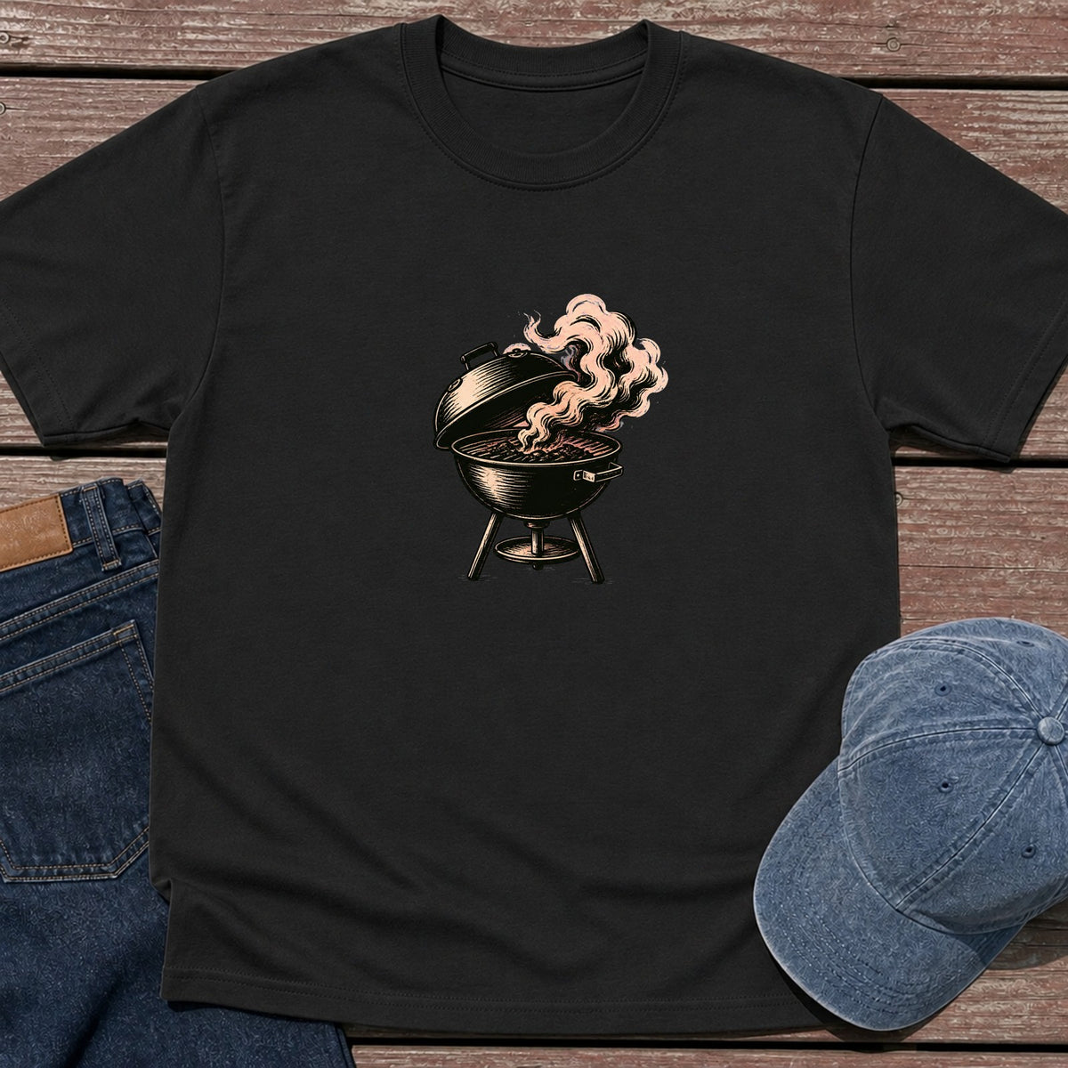 Kettle Smoke T-Shirt - Black