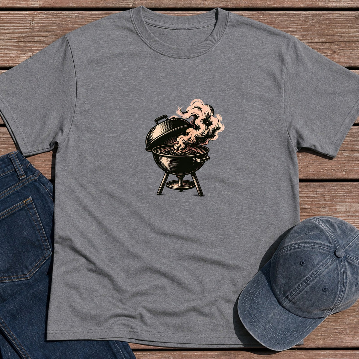 Kettle Smoke T-Shirt - Tweed