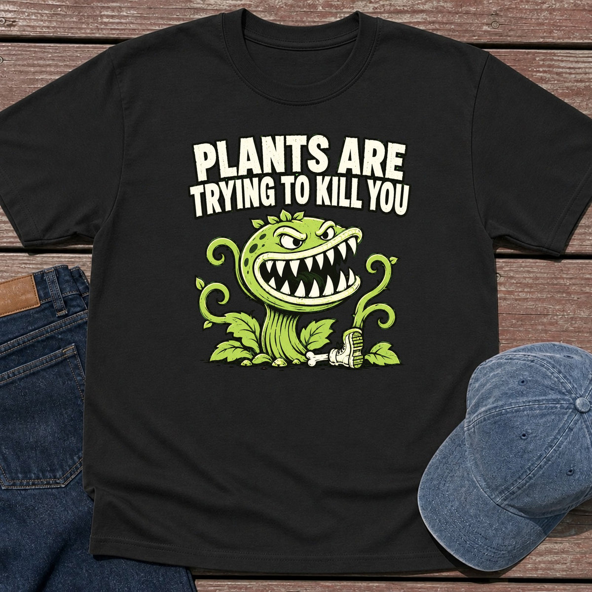 Killer Plants T-Shirt - Black