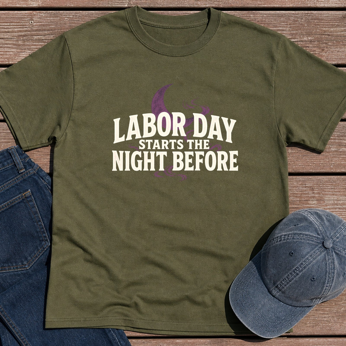 Labor Day T-Shirt - Military Green