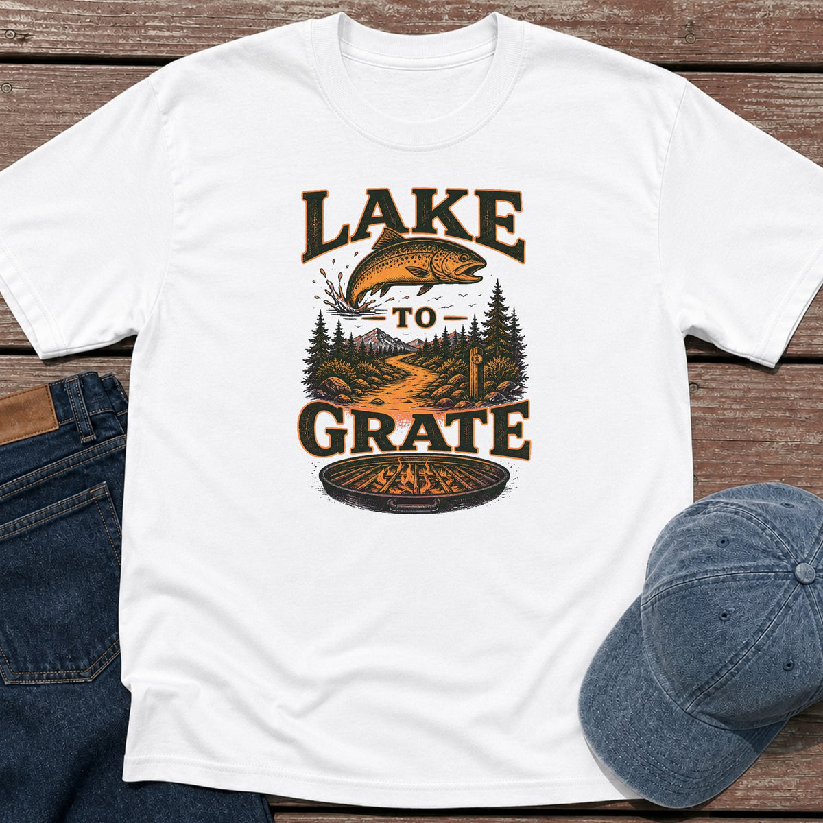 Lake to Grate T-Shirt - White