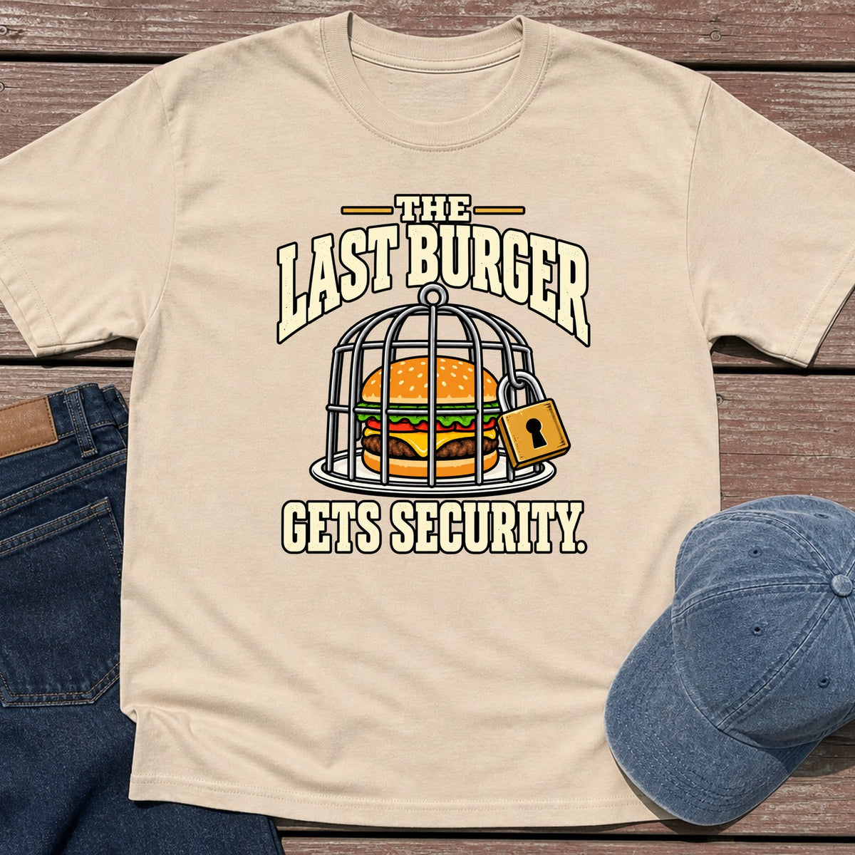 Last Burger T-Shirt - Sand