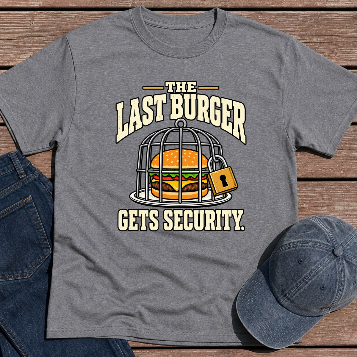 Last Burger T-Shirt - Tweed