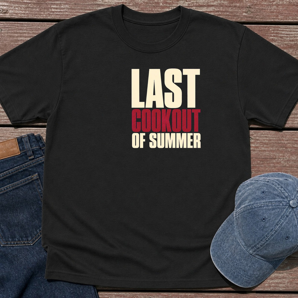 Last Cookout T-Shirt - Black