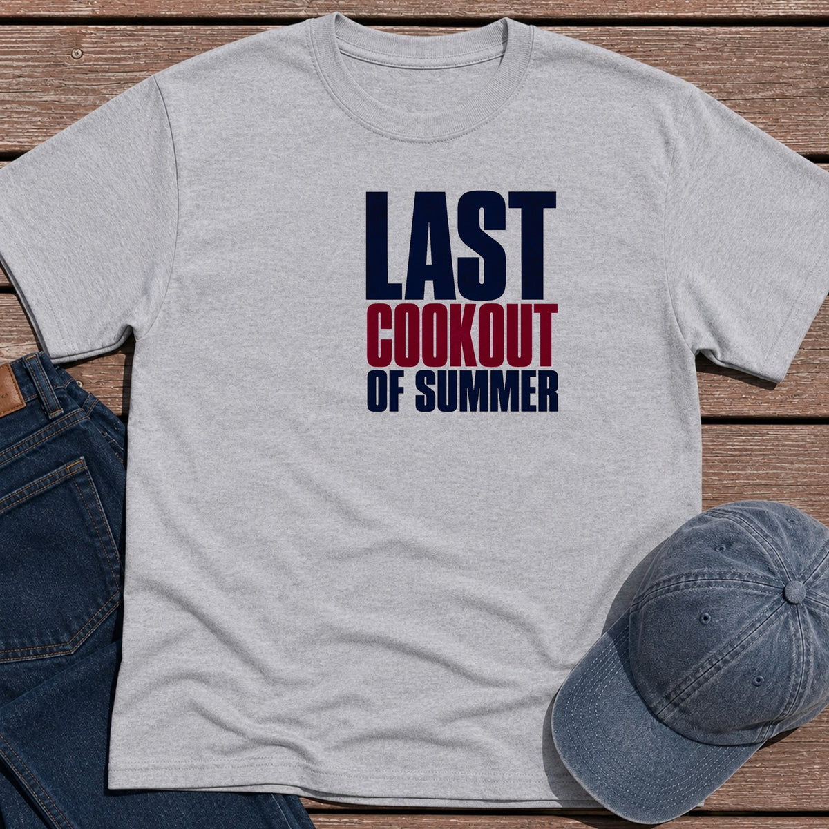 Last Cookout T-Shirt - Sport Grey