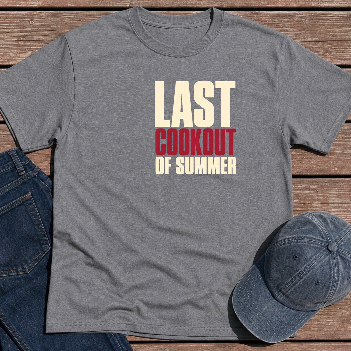 Last Cookout T-Shirt - Tweed