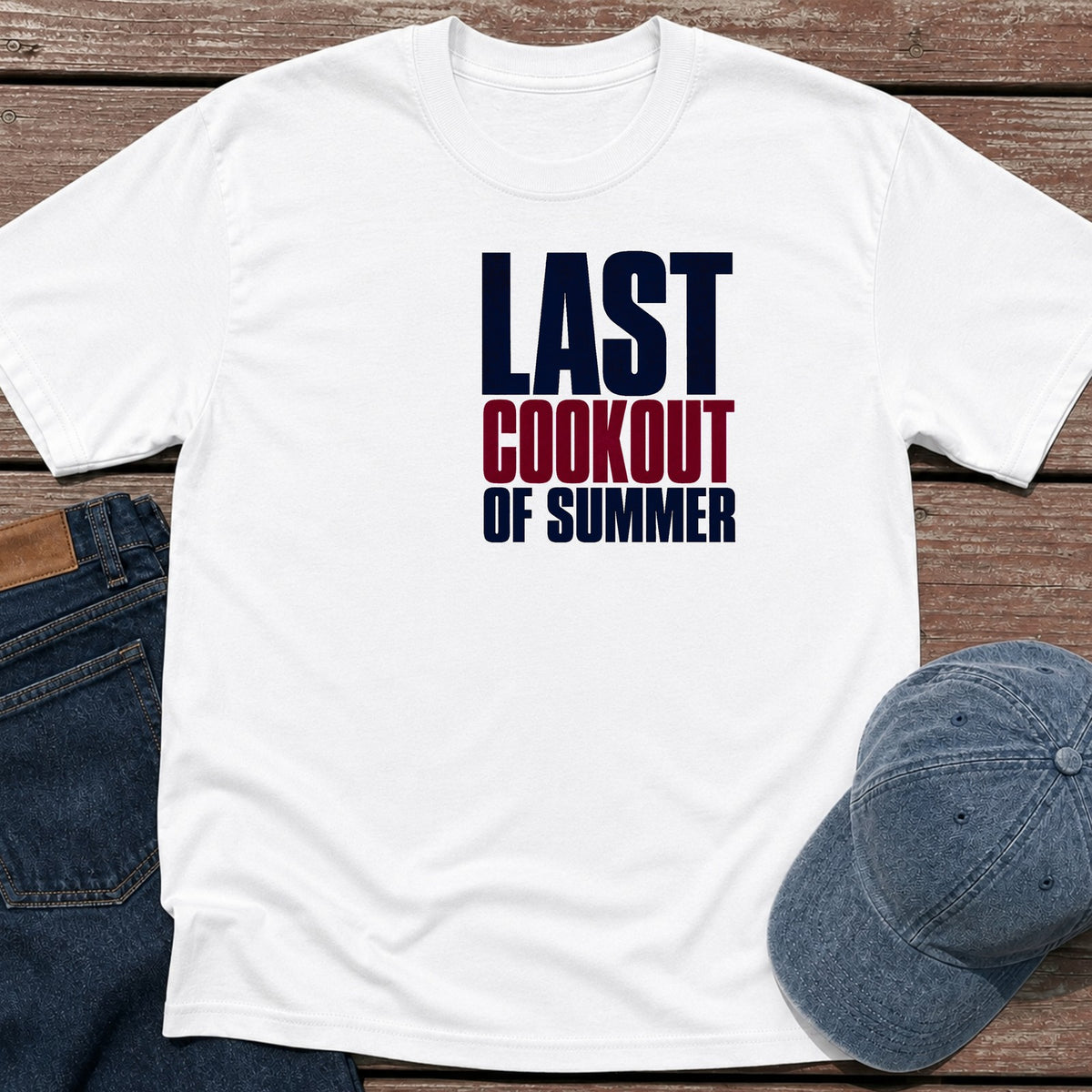 Last Cookout T-Shirt - White