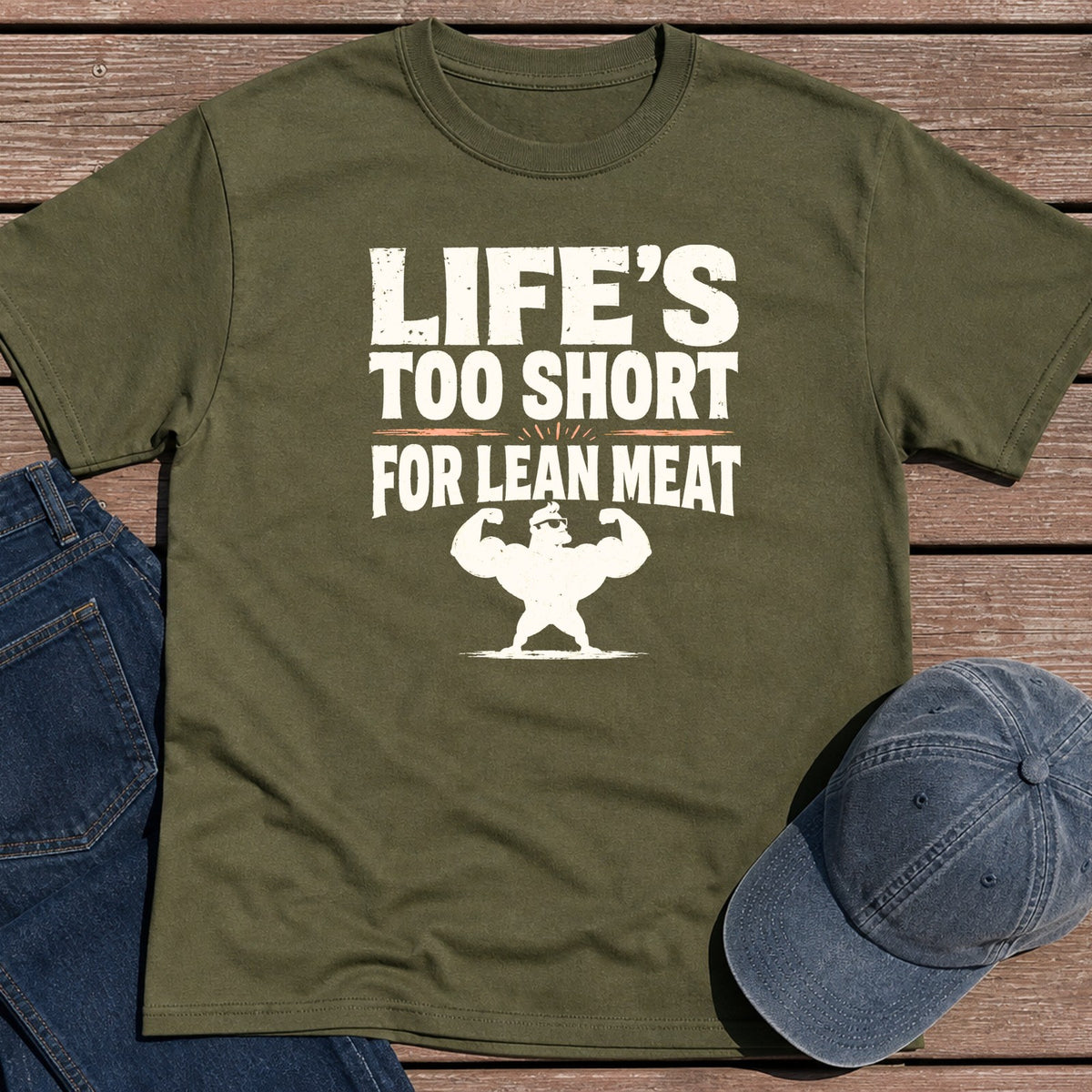 Lean Meat T-Shirt - Military Green