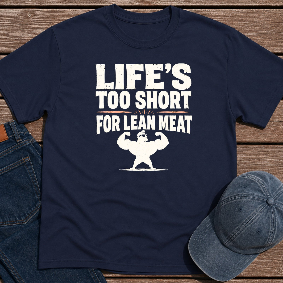 Lean Meat T-Shirt - Navy
