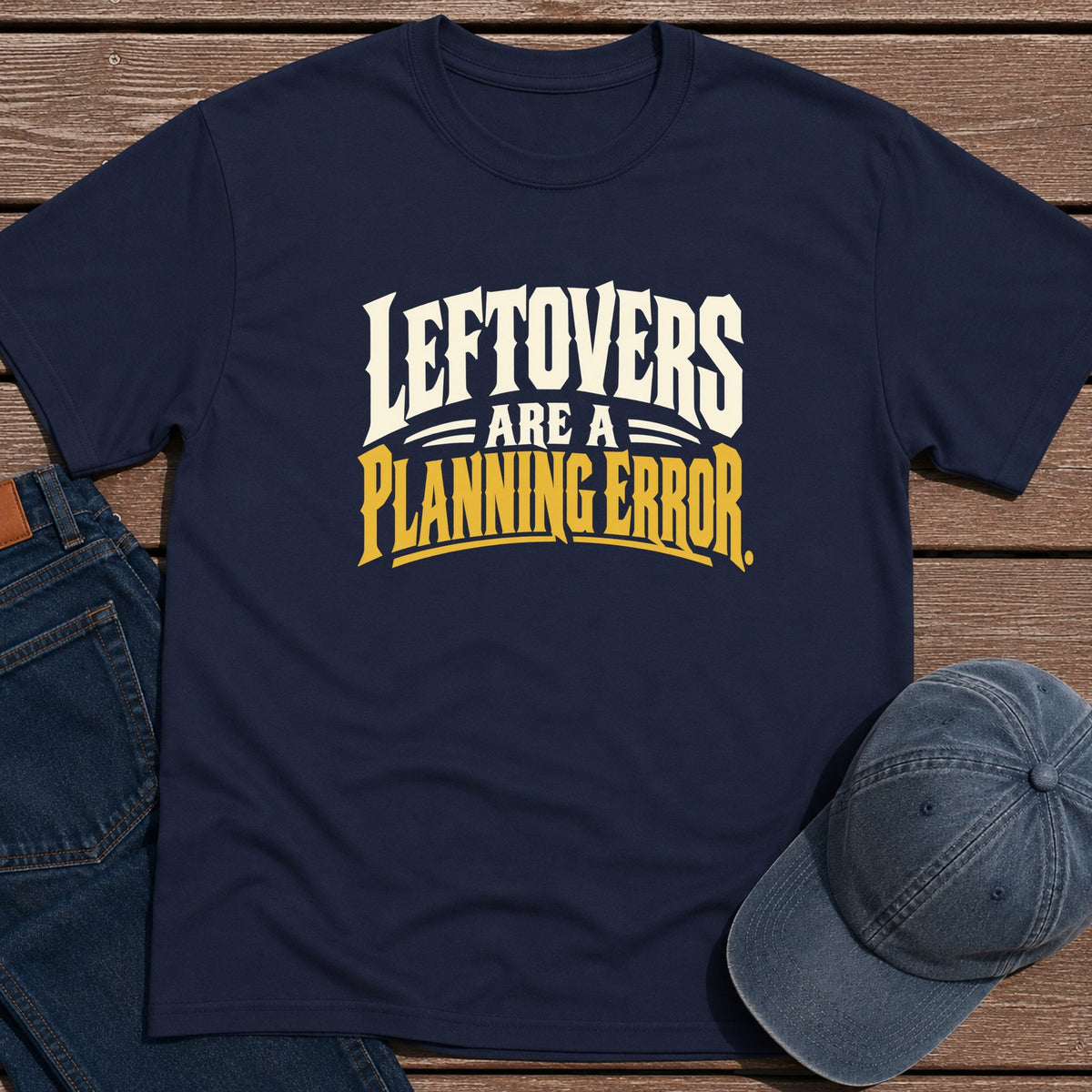 Leftover Planning T-Shirt - Navy