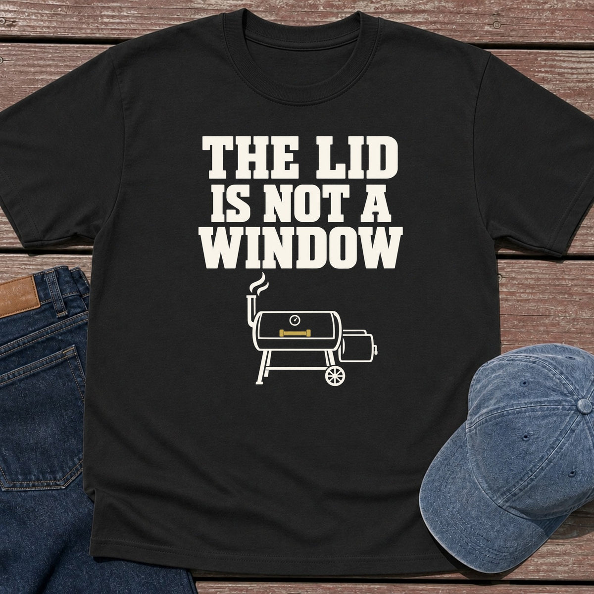 Lid Window T-Shirt - Black
