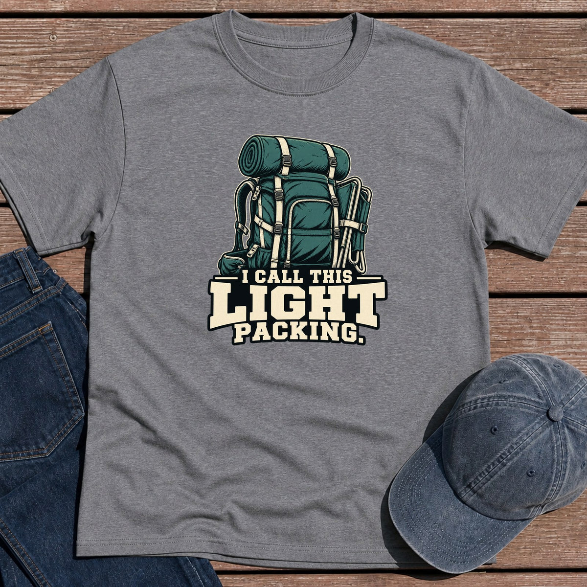 Light Packing T-Shirt - Tweed