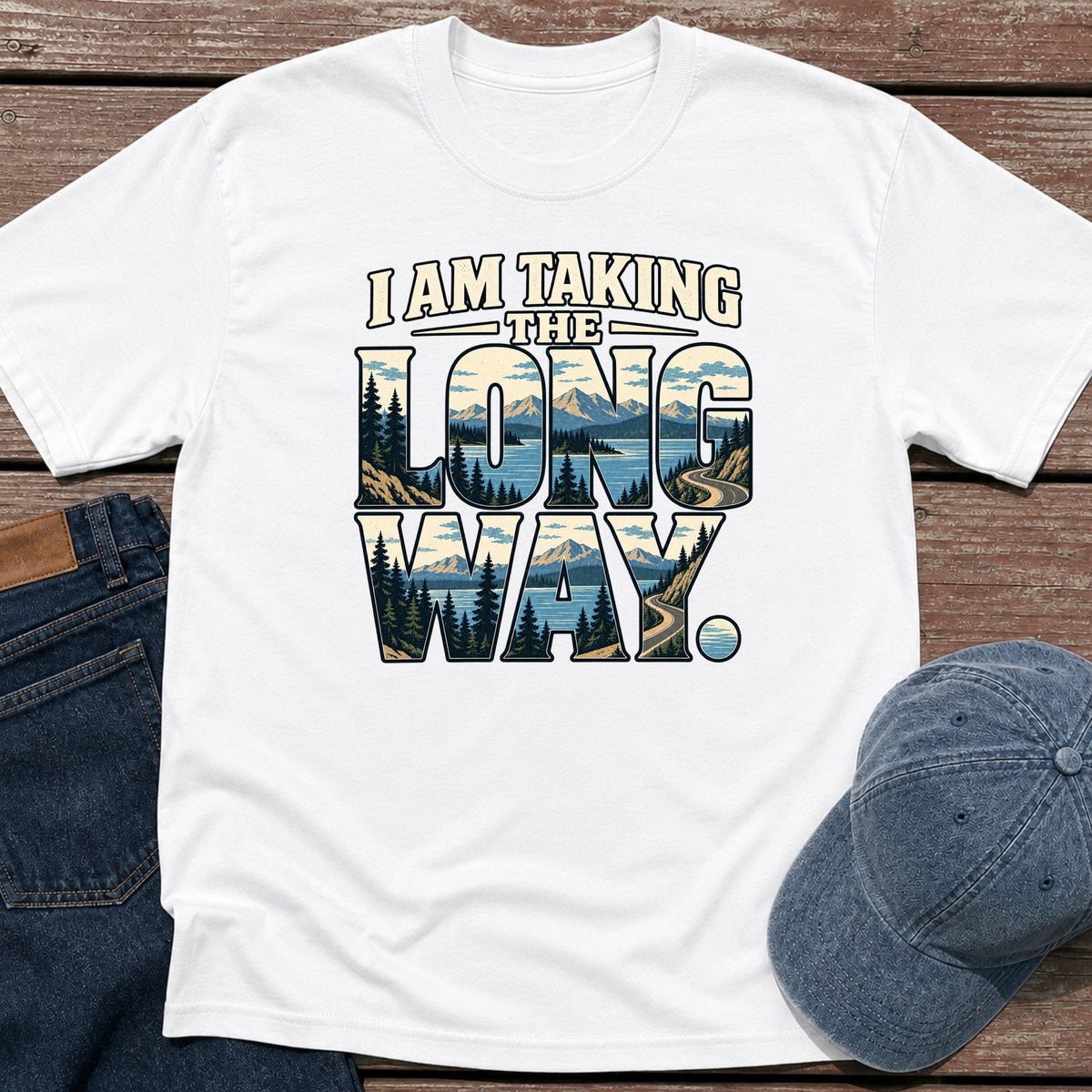 Long Way T-Shirt - White