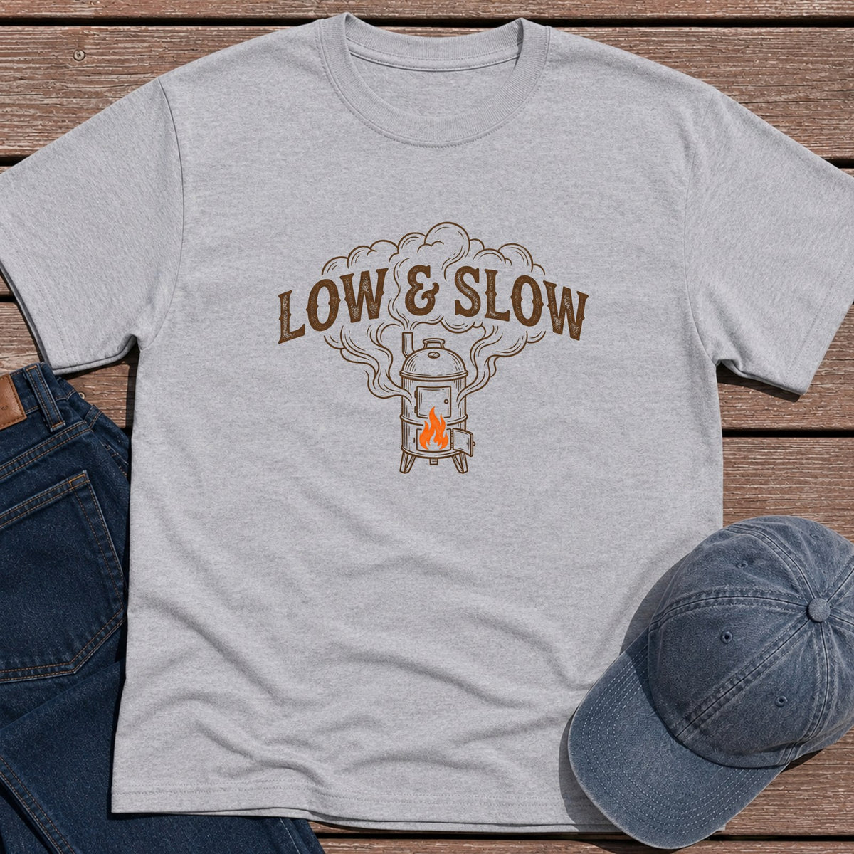 Low & Slow T-Shirt - Sport Grey