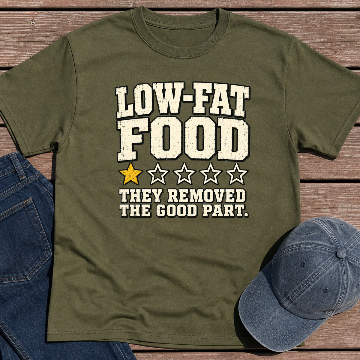 Low Fat T-Shirt - Military Green