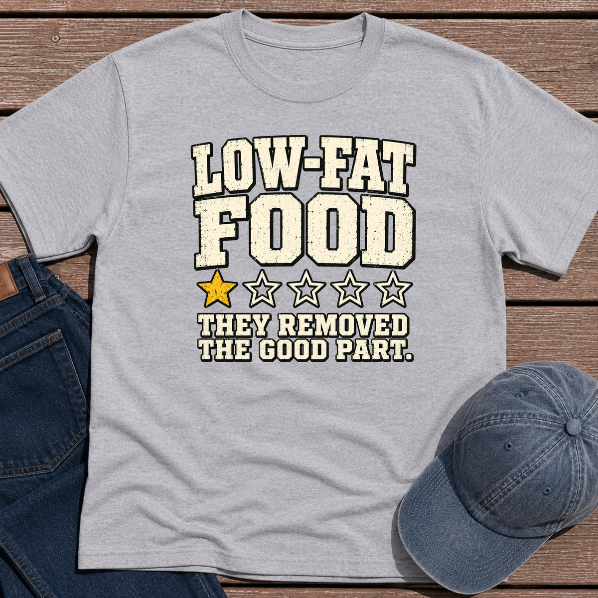 Low Fat T-Shirt - Sport Grey