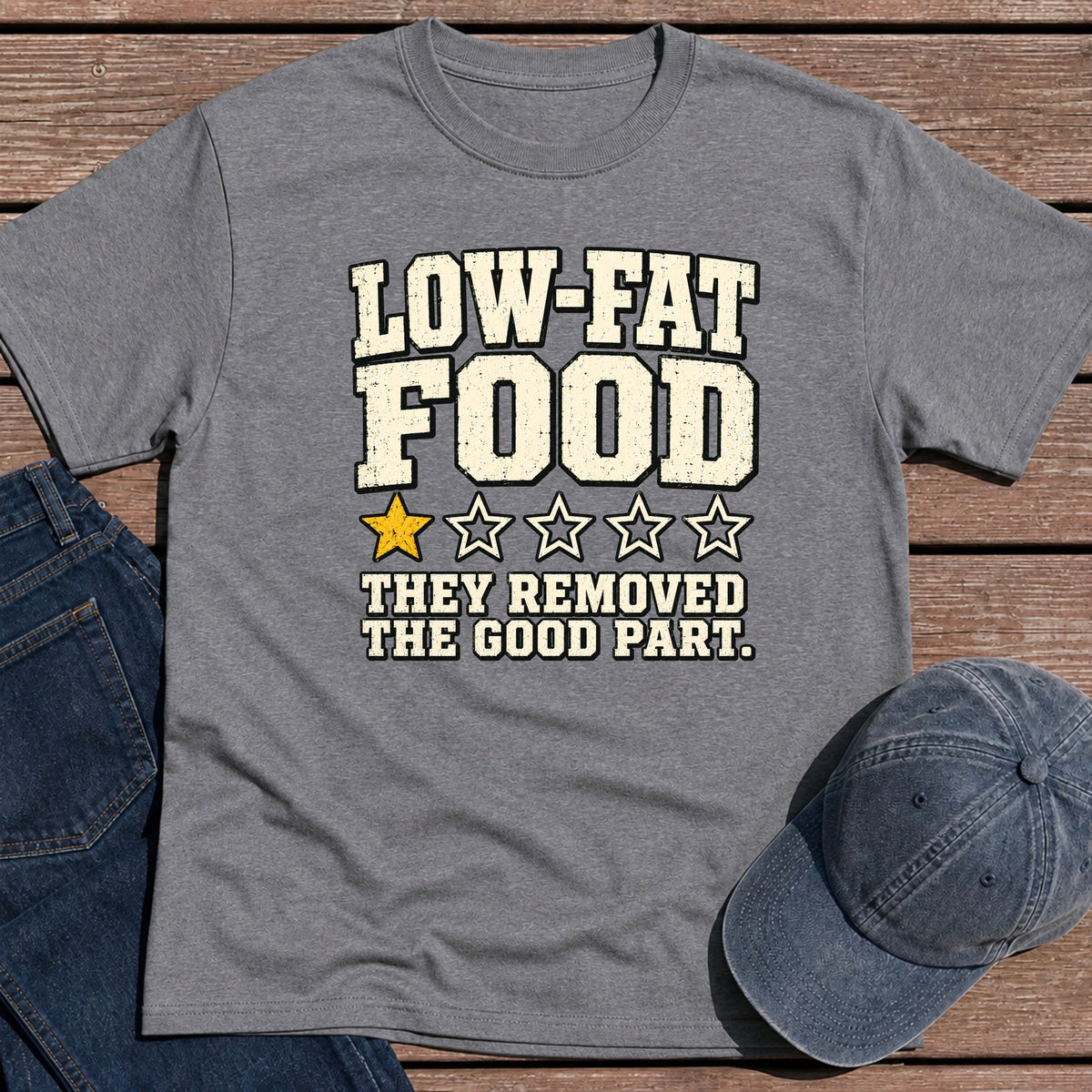 Low Fat T-Shirt - Tweed