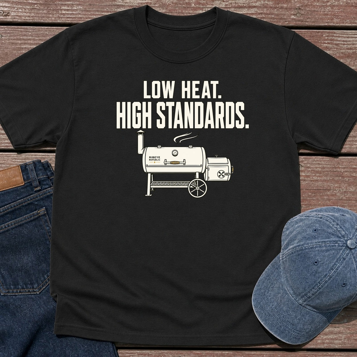 Low Heat Standards T-Shirt - Black