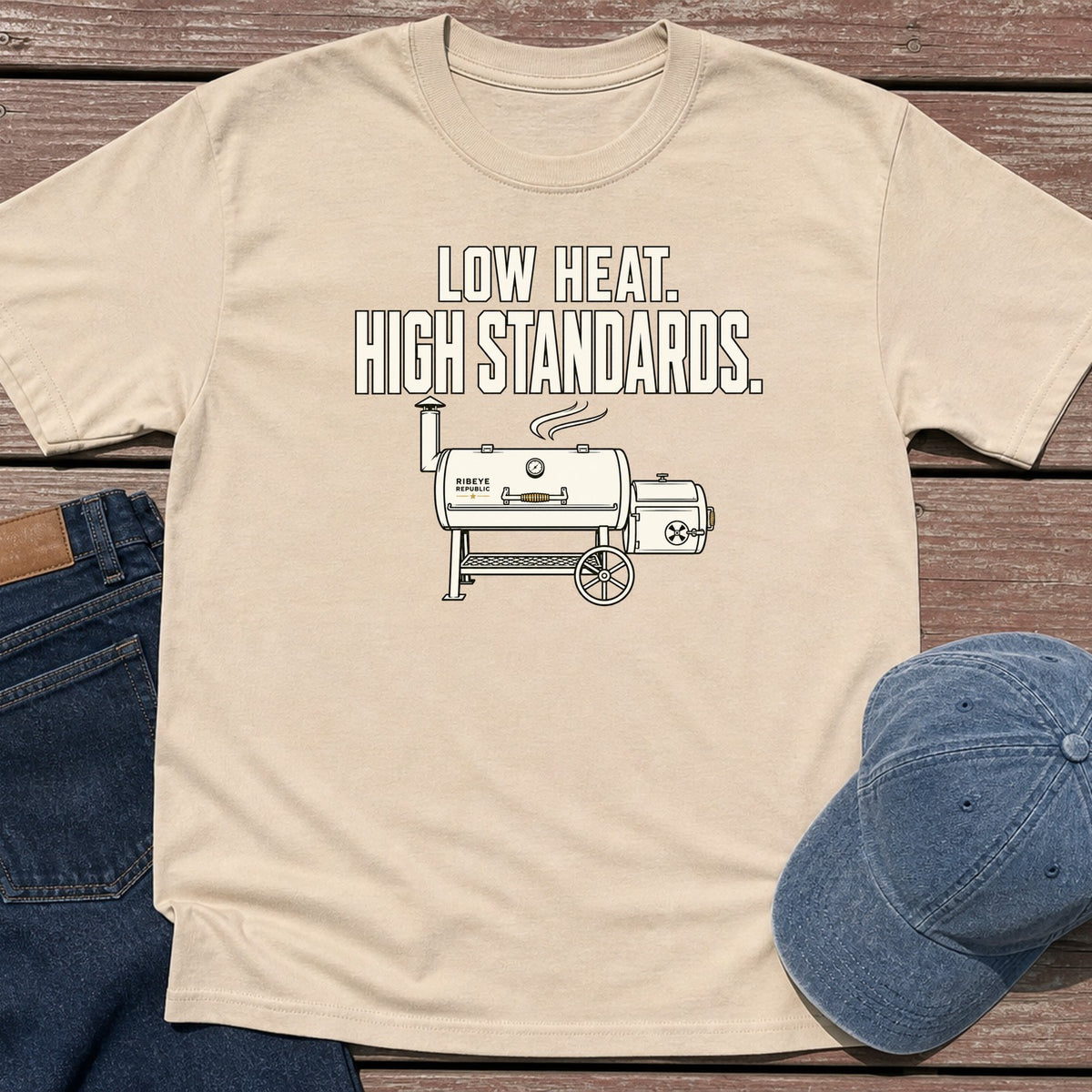 Low Heat Standards T-Shirt - Sand