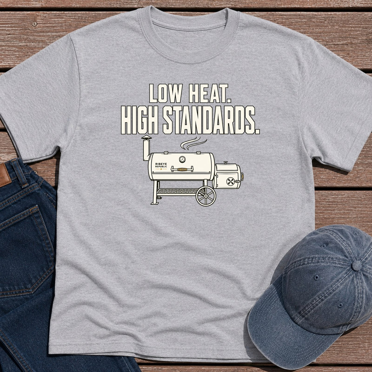 Low Heat Standards T-Shirt - Sport Grey