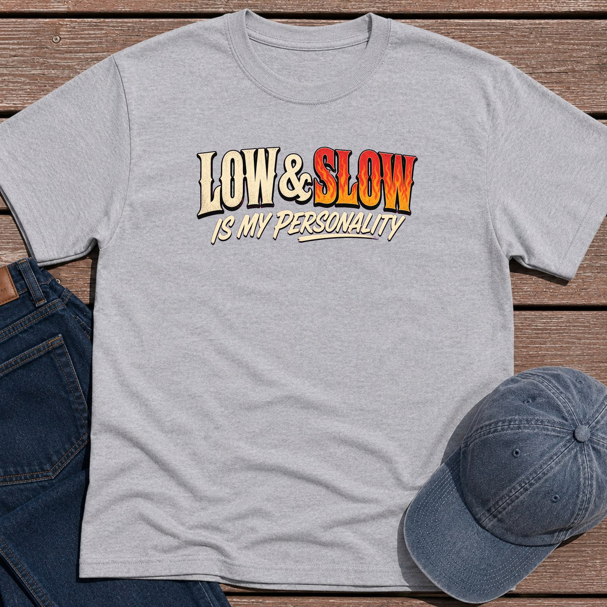 Low & Slow T-Shirt - Sport Grey