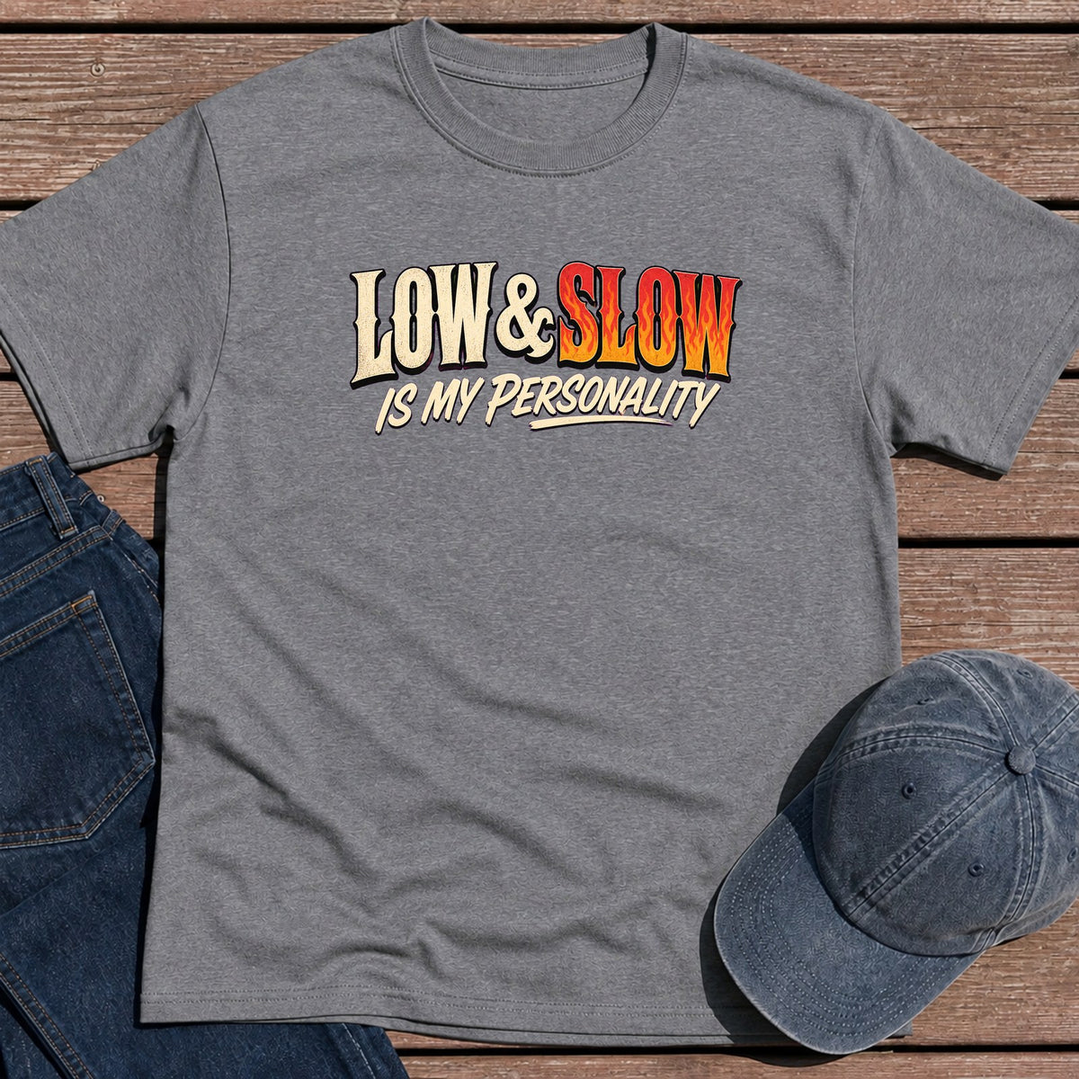 Low & Slow T-Shirt - Tweed