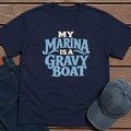 Marina Gravy Boat T-Shirt - Navy