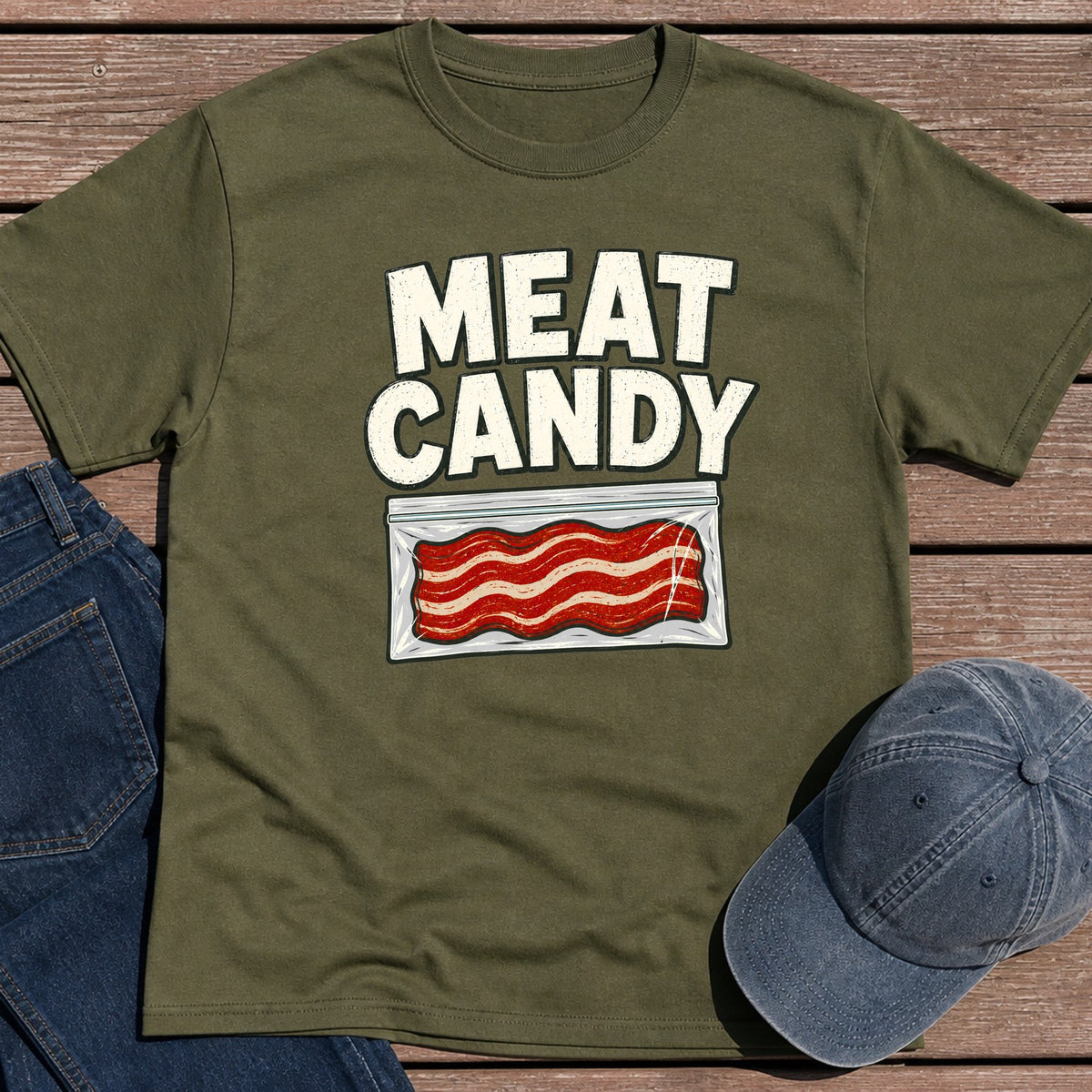 Meat Candy T-Shirt - Military Green