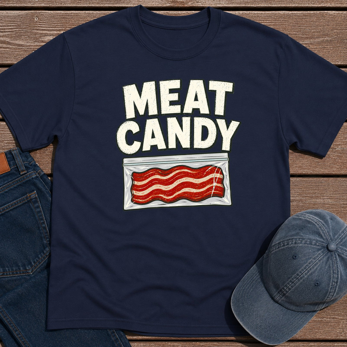 Meat Candy T-Shirt - Navy