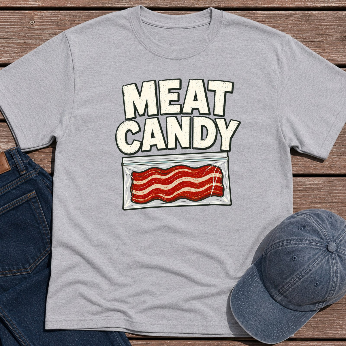 Meat Candy T-Shirt - Sport Grey