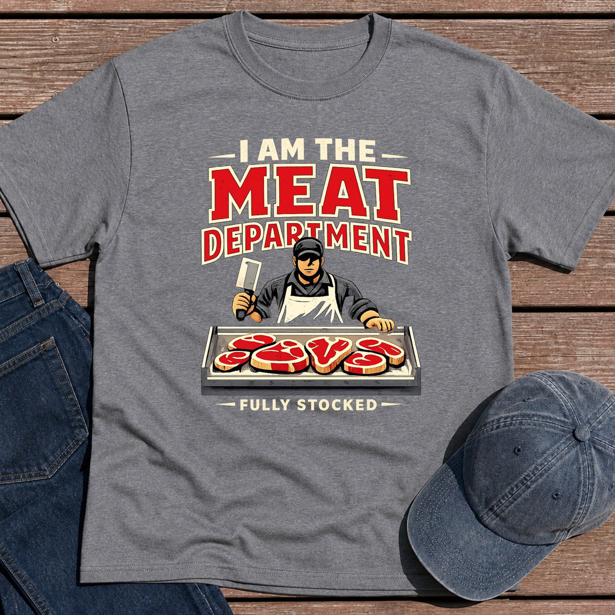 Meat Department T-Shirt - Tweed