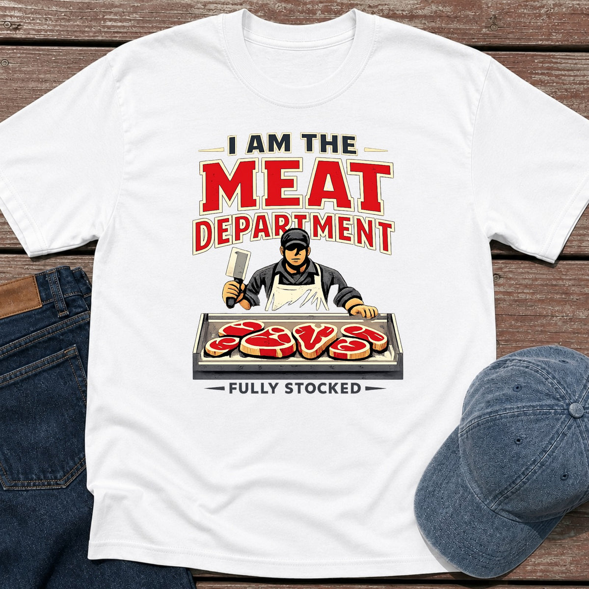 Meat Department T-Shirt - White